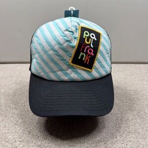 Vintage Y2K Paul Frank Women's Hat Black One Size Trucker Mesh Adjustable Casual